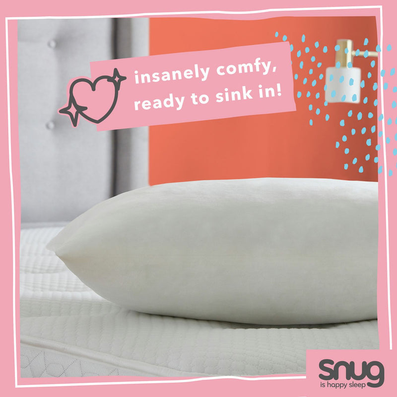 Snug Marshmallow medium soft hollowfibre pillow (British brand)