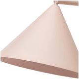 Habitat adjustable floor lamp rose pink with conical shade (British brand)