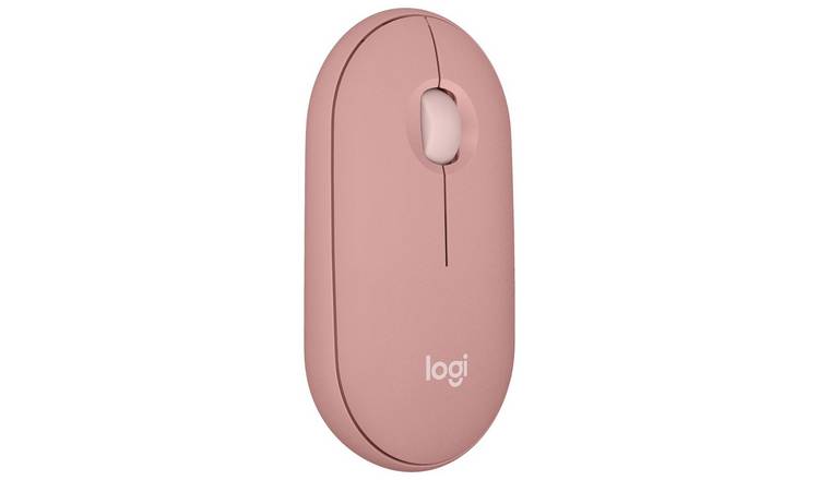 Logitech Pebble 2 wireless mouse in rose (British brand)
