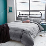 Catherine Lansfield denim grey single duvet set, UK version