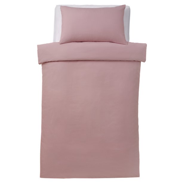 Silentnight blush pink bedding set single (British brand)