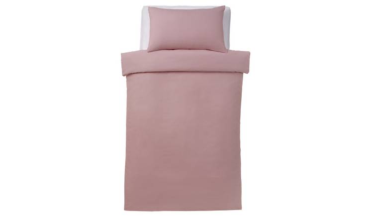 Silentnight blush pink bedding set single (British brand)