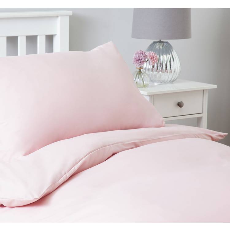 Silentnight blush pink bedding set single (British brand)
