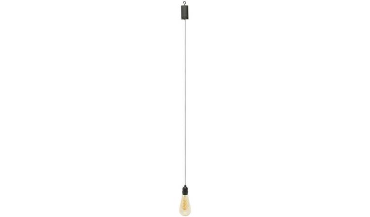 Habitat warm white filament hanging light, imported from the UK