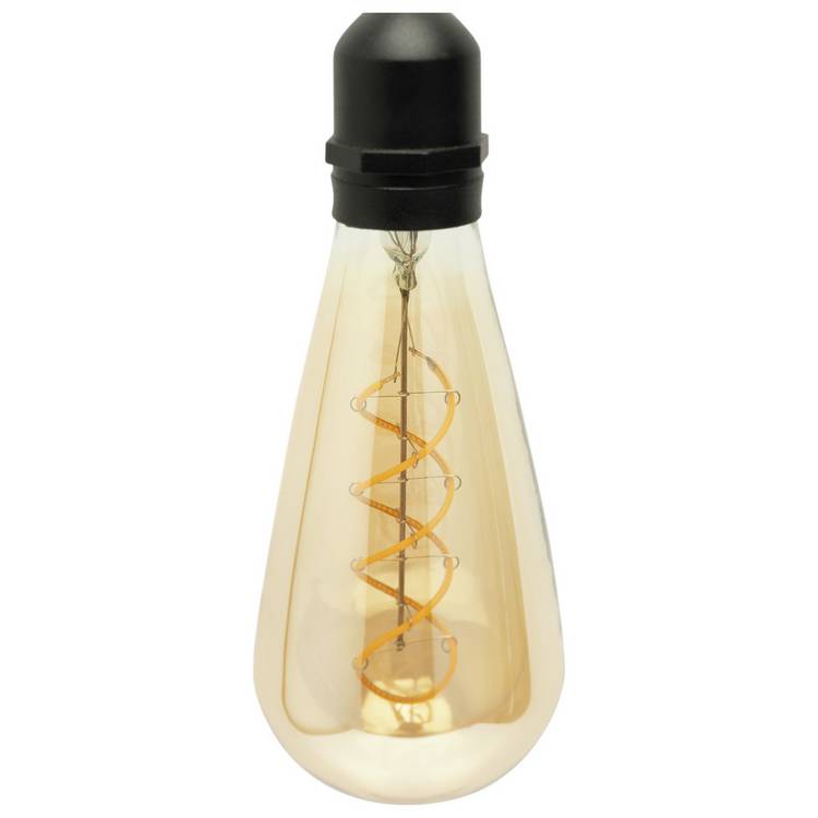 Habitat warm white filament hanging light, imported from the UK