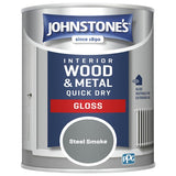 Johnstone's gloss paint Steel Smoke 750ml, UK version