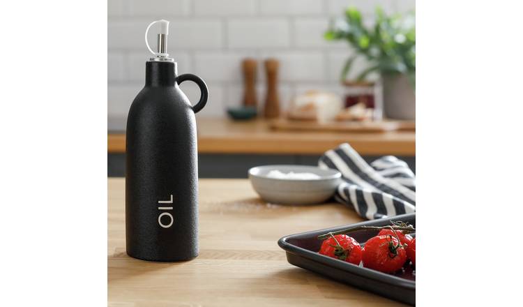 Habitat industrial stoneware oil pourer H22.6cm - British product