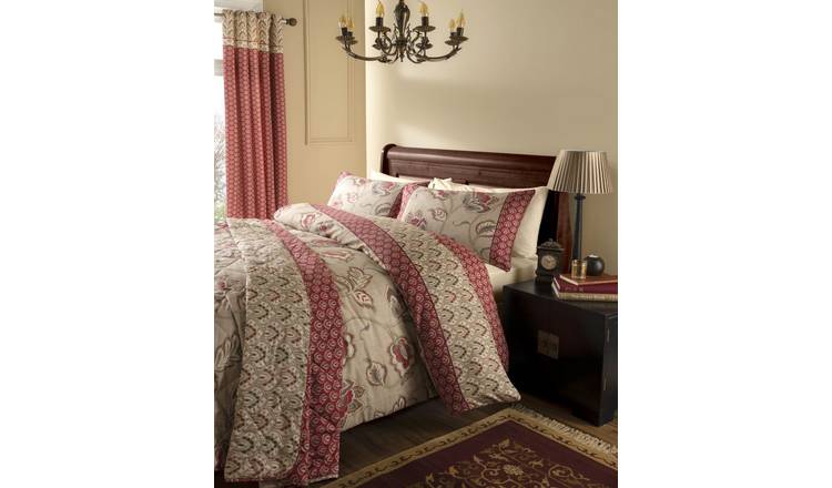 Catherine Lansfield Kashmir Beige bedding set single, imported from the UK