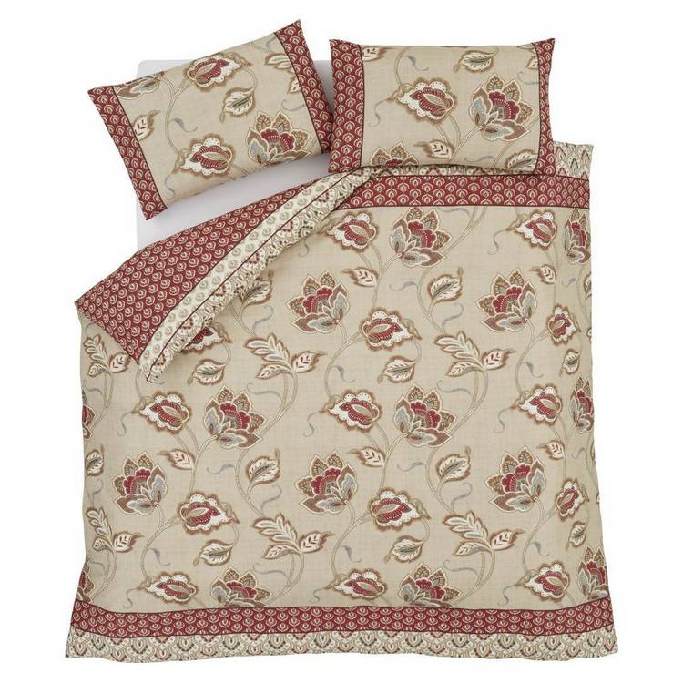 Catherine Lansfield Kashmir Beige bedding set single, imported from the UK