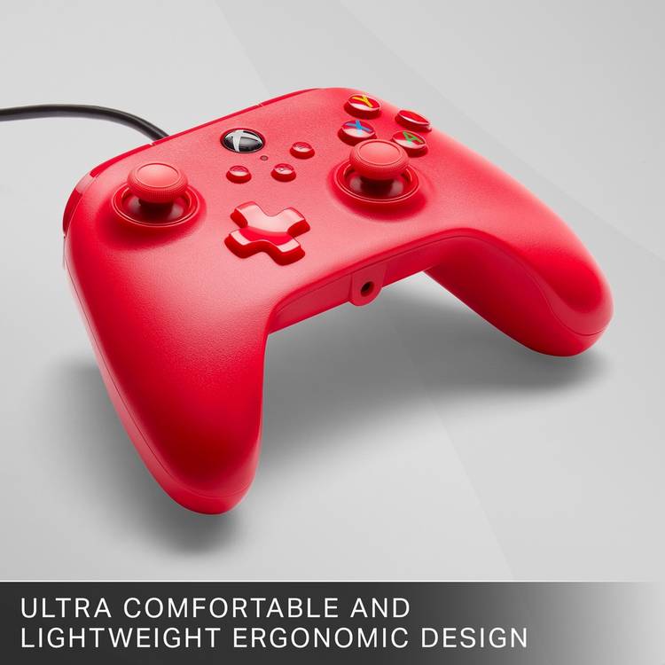 PowerA wired controller Core Red for Xbox Series X/S, imported from the UK