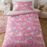 Argos Home kids unicorn bedding set toddler duvet cover (British brand)