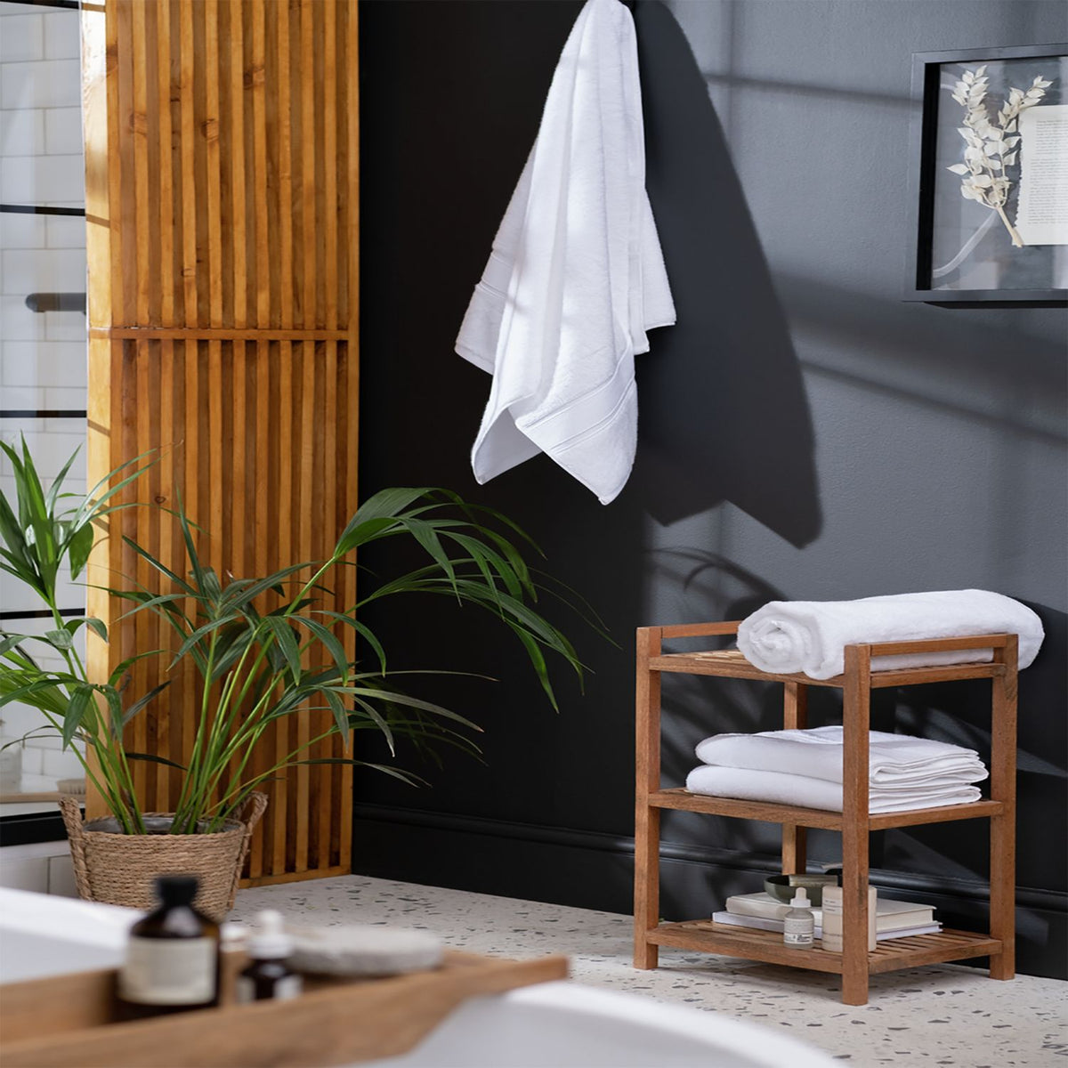 Habitat Cotton Supersoft 2 Pack Hand Towel - White