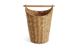 Habitat woven bamboo toilet roll holder, imported from the UK