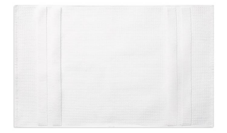 Habitat white waffle bath mat 80x50cm (British brand)