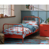 Habitat x Scion Mr Fox light blue single bedding set - British product