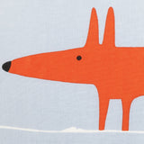 Habitat x Scion Cotton Mr Fox Light Blue Bedding Set-Double
