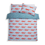 Habitat x Scion Cotton Mr Fox Bedding Set-Superking