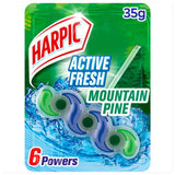 Harpic Fresh Power 6 Rim Block Mountain Pine Toilet Cleaner   39g GOODS M&S   