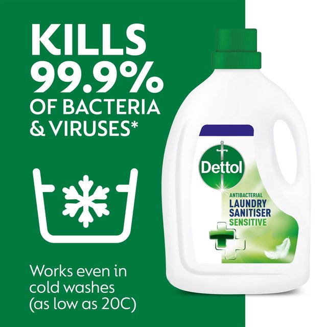 Dettol Antibacterial Laundry Cleanser Liquid Sensitive   2.5L GOODS M&S   