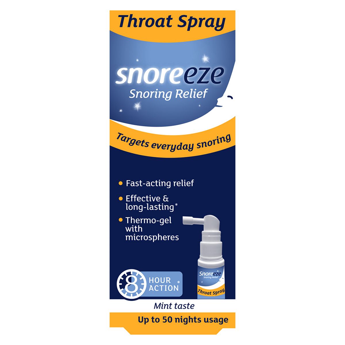 Snoreeze Snoring Relief Throat Spray 23.5ml Vitamins, Minerals & Supplements Boots   