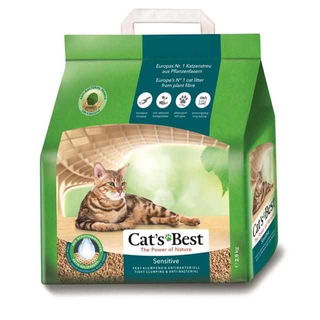 Cat's Best Sensitive Clumping Cat Litter   8L GOODS M&S   