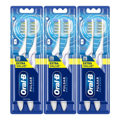 Costco UK Oral-B Pro-Expert Pulsar Medium Tootbrush 6 Pack- Buy online at McGrocer