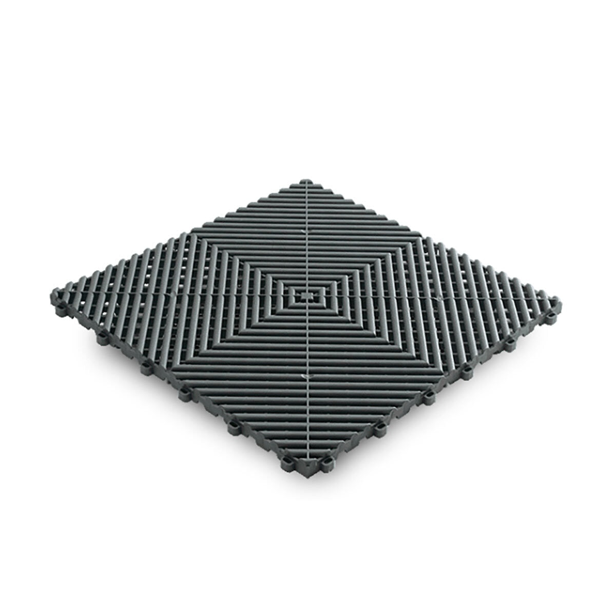 Swisstrax Ribtrax Pro garage floor tiles slate grey pack - British product