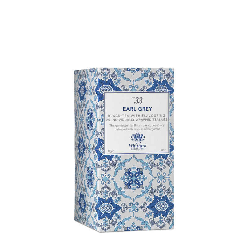 Tea Discoveries Earl Grey tea individually wrapped teabags 25 count, imported from the UK
