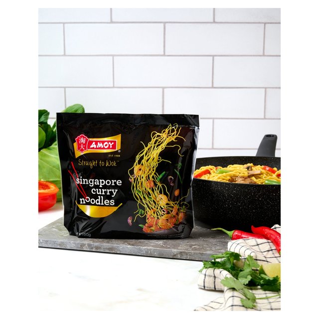 Amoy Straight To Wok Singapore Noodles   2 x 150g GOODS M&S   