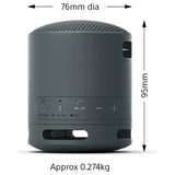 Sony SRS-XB100 portable Bluetooth speaker black, imported from the UK