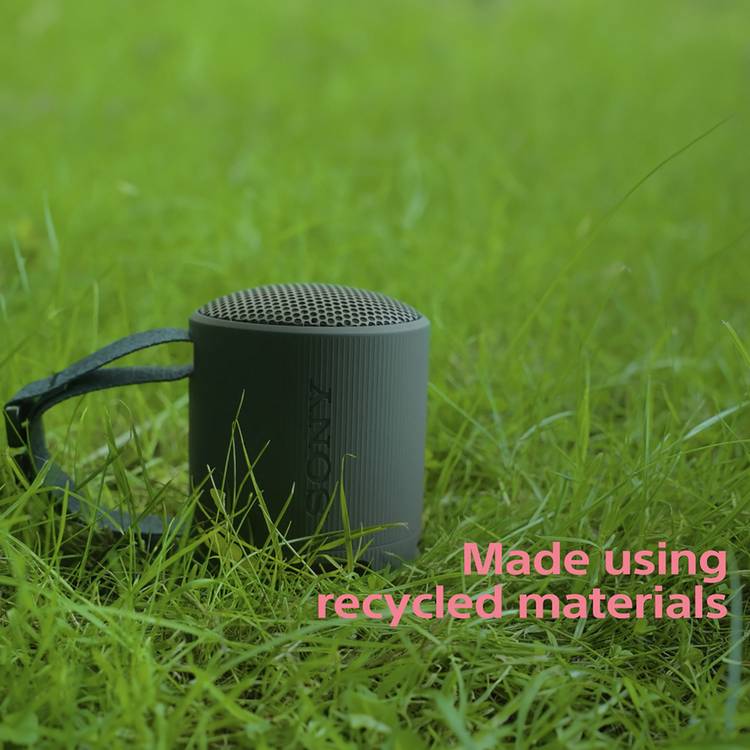 Sony SRS-XB100 portable Bluetooth speaker black, imported from the UK