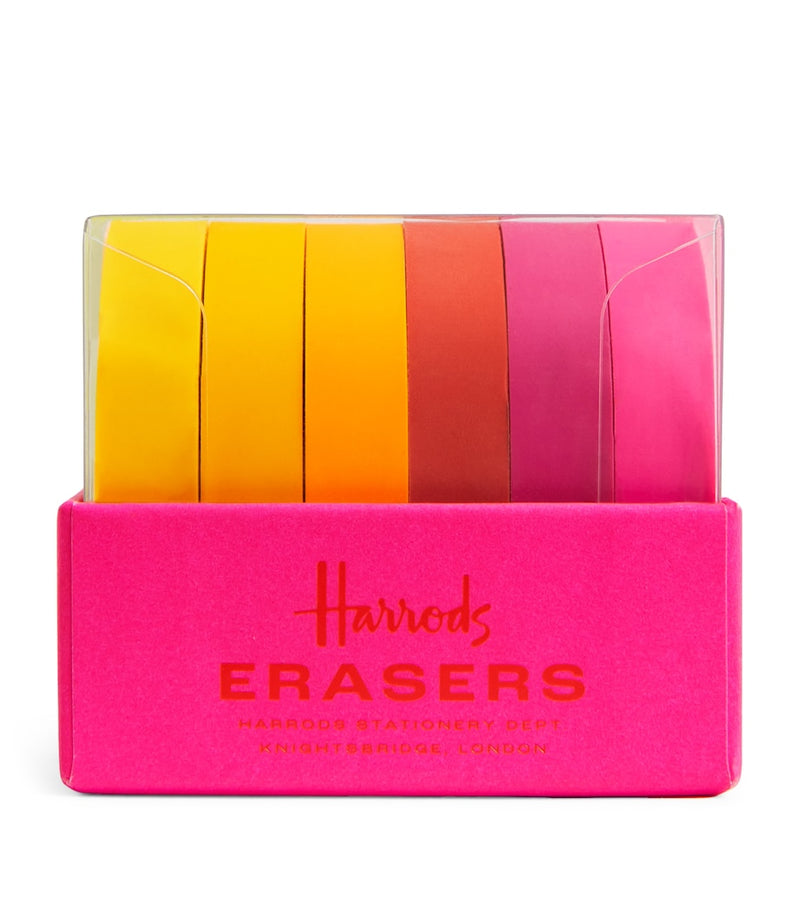 Harrods No Mistakes Erasers set of 6, UK version