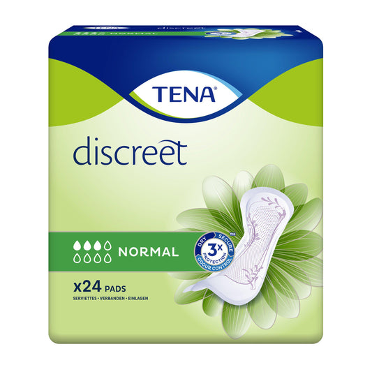 TENA Lady Discreet Normal Incontinence Pads x24 bladder weakness Sainsburys   