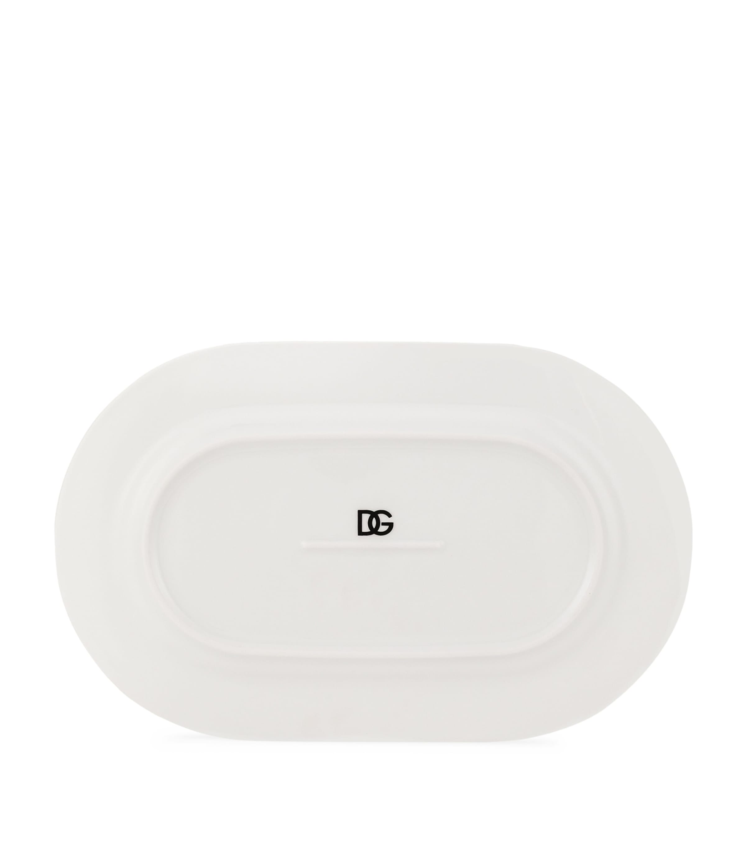Dolce&Gabbana porcelain serving plate with DG logo 45.5cm - British product
