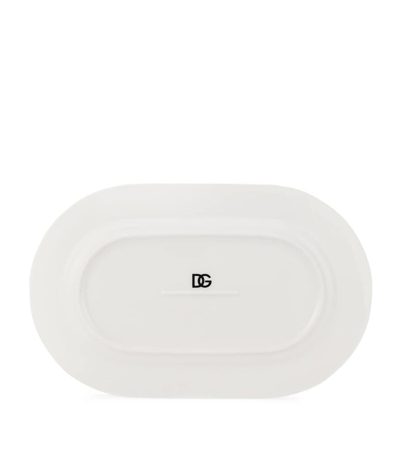Dolce&Gabbana porcelain serving plate with DG logo 45.5cm - British product