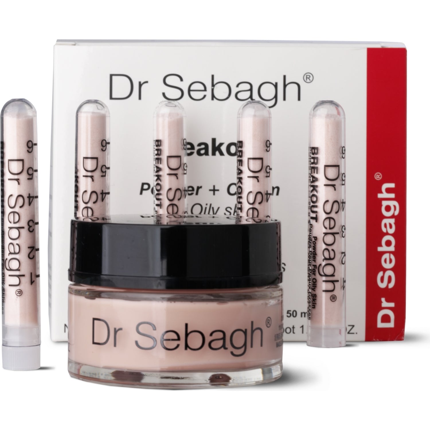 Dr Sebagh Breakout Crème Boxset 50ml with powder sachets - British product
