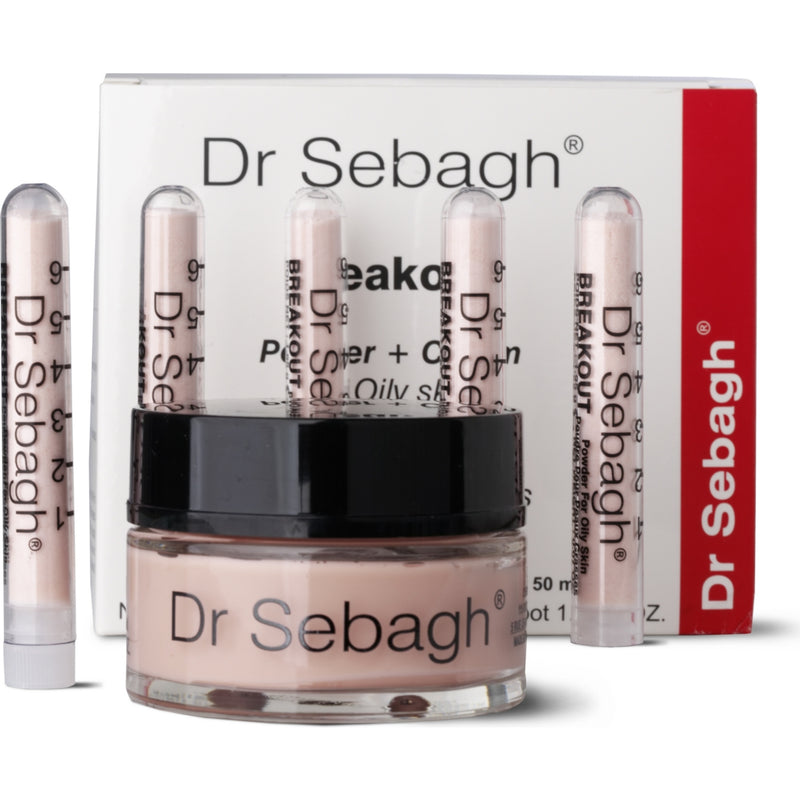 Dr Sebagh Breakout Crème Boxset 50ml with powder sachets - British product
