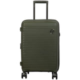 IT Luggage hard lightweight medium suitcase olive, UK version
