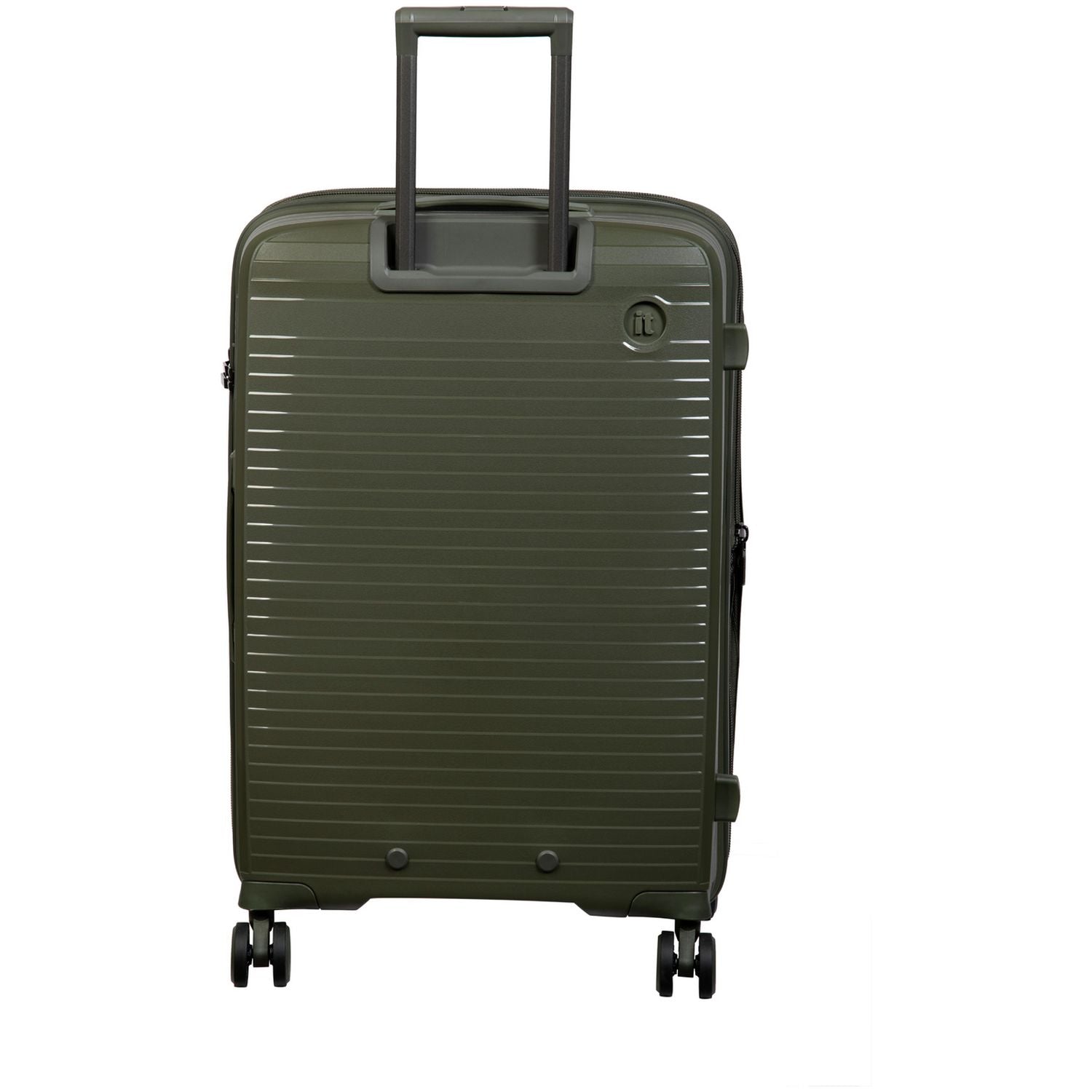 IT Luggage hard lightweight medium suitcase olive, UK version