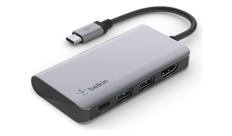 Belkin USB-C 4-in-1 Multiport Adapter - British product