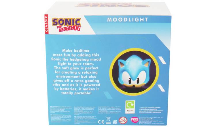 SEGA Sonic LED light blue, imported from the UK