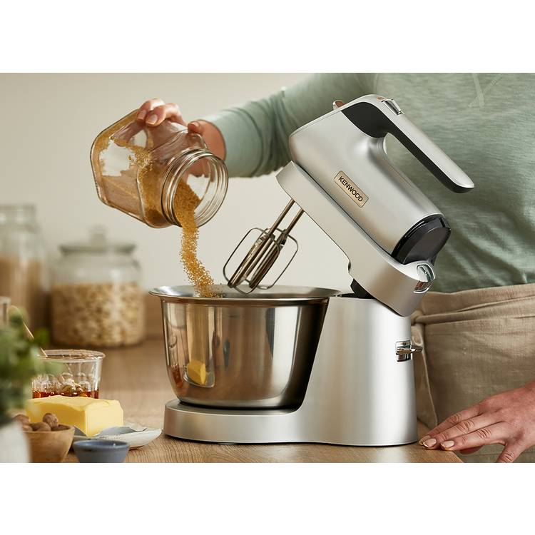 Kenwood Chefette hand and stand mixer in silver (British brand)