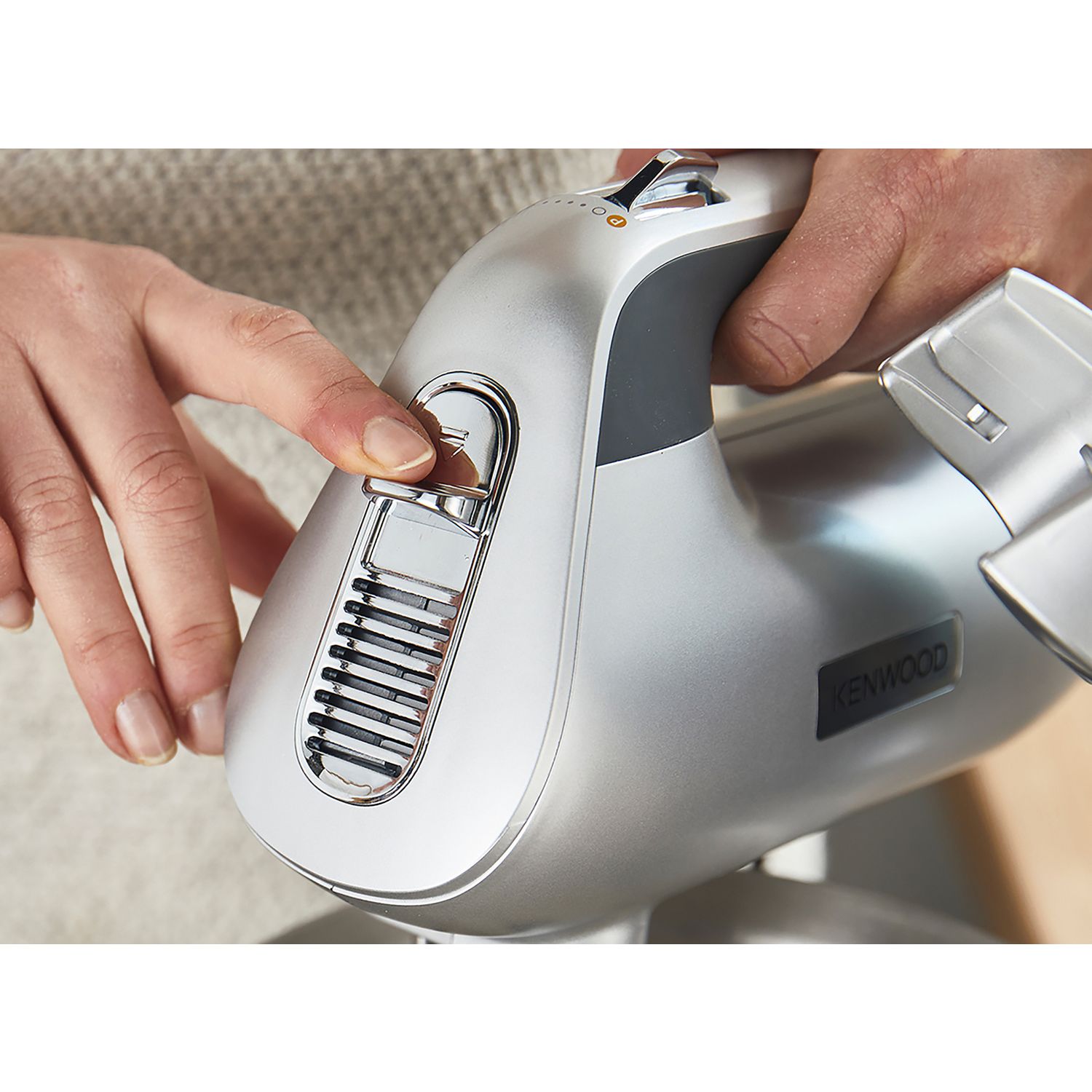 Kenwood Chefette hand and stand mixer in silver (British brand)