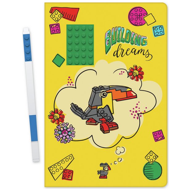 LEGO Dreams Journal with gel pen A5 (British brand)