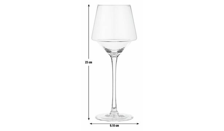 Habitat Sahara set of 4 wine glasses 23cm, UK version