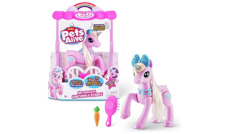 Pets Alive My Magical Unicorn interactive robotic toy, UK version