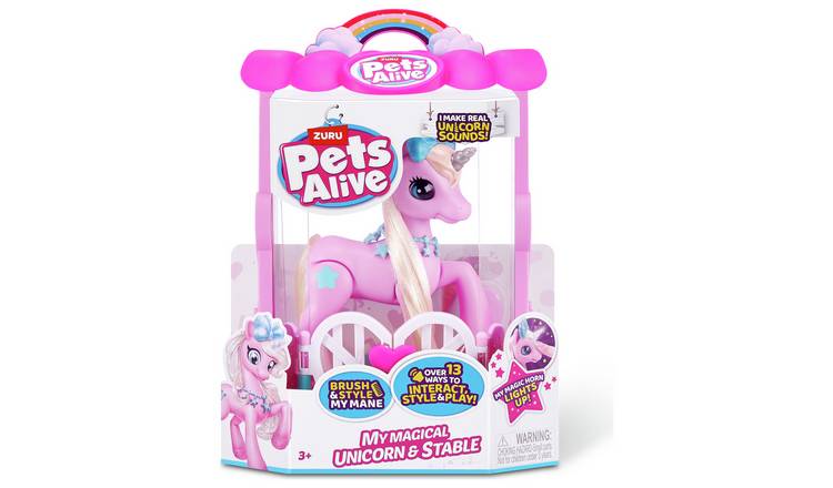 Pets Alive My Magical Unicorn interactive robotic toy, UK version