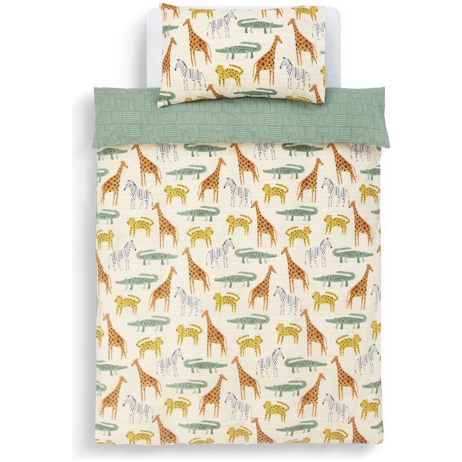 Habitat Cotton Safari Kids Bedding Set - Single