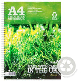 Silvine A4 Twin Wire Recycled Notebook GOODS M&S   