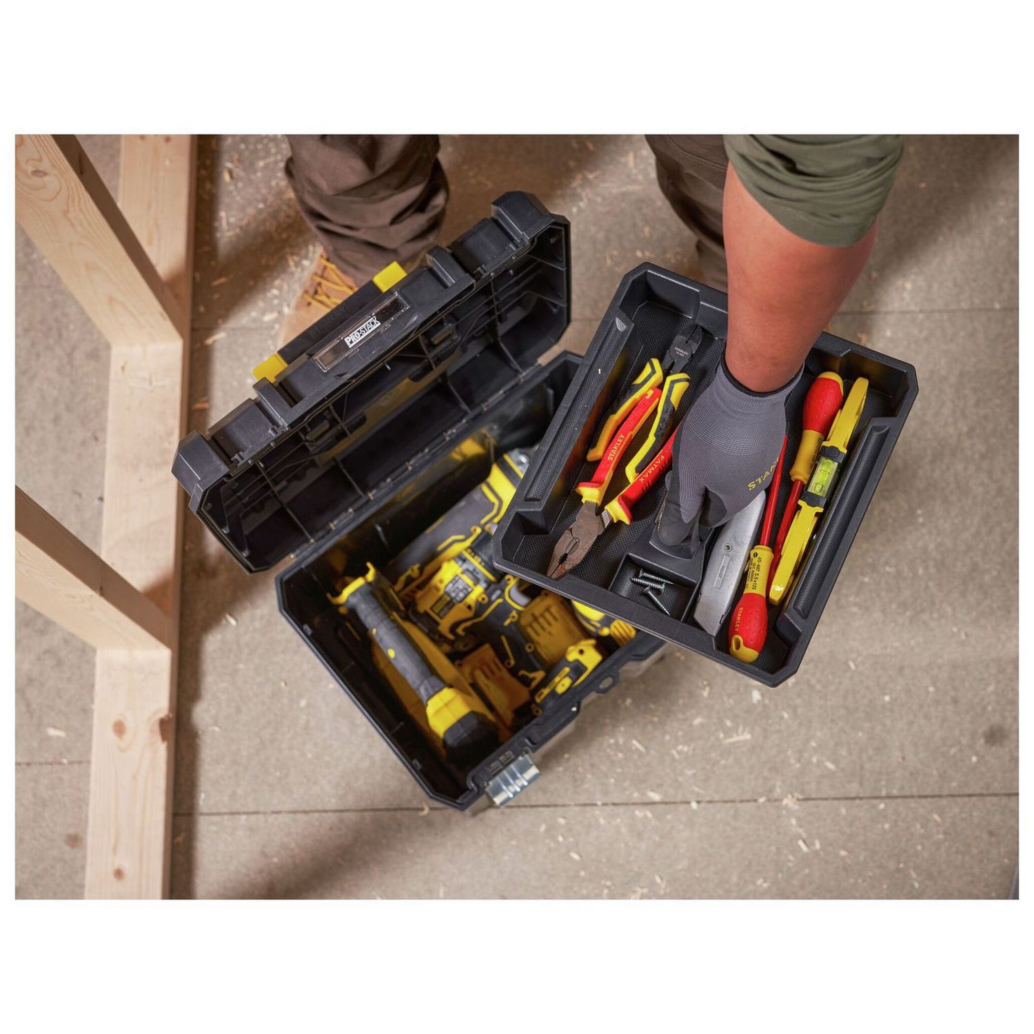 Stanley Fatmax Pro-Stack deep box 17 inch, imported from the UK